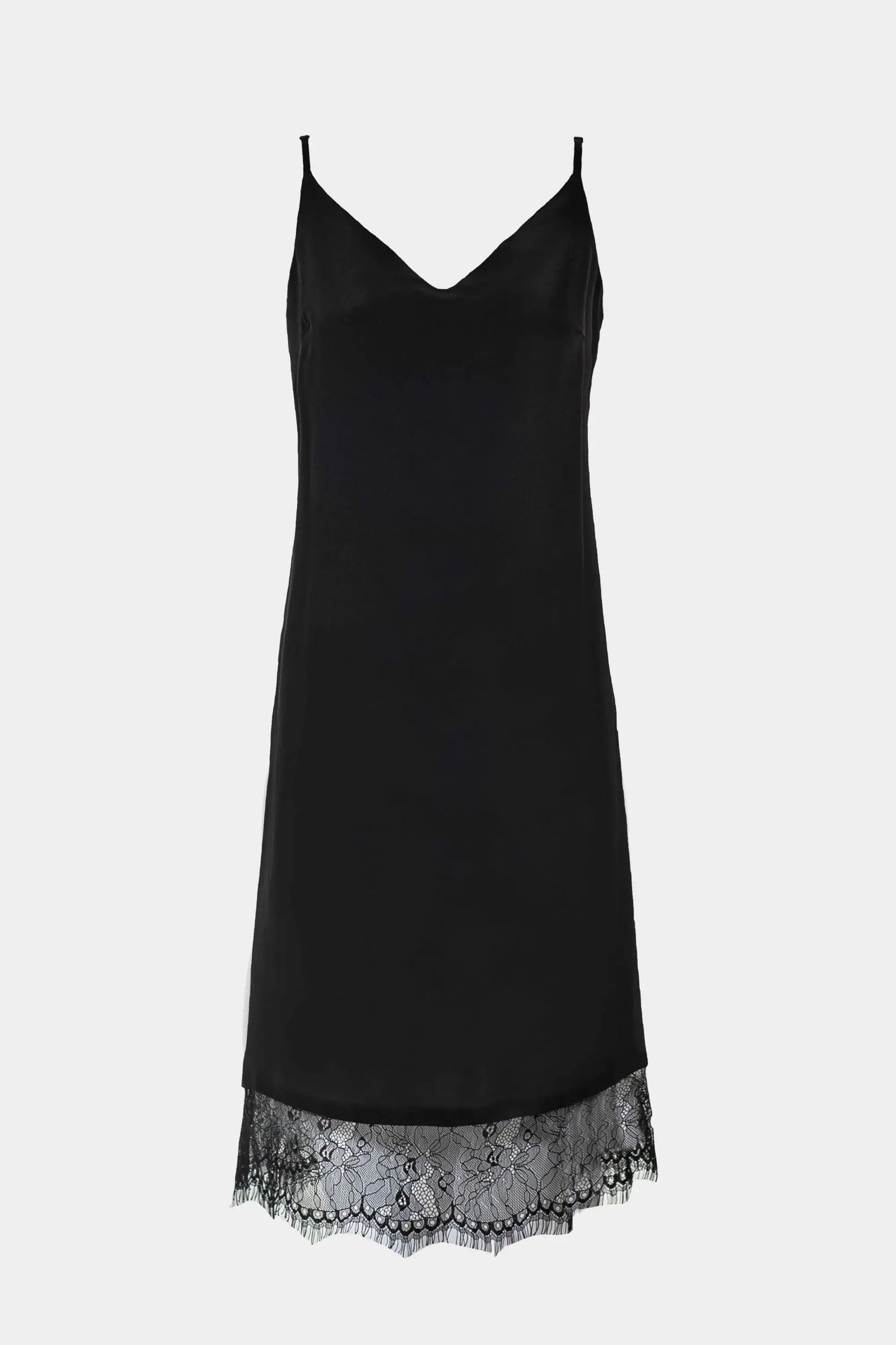 Black slip dress ’Lace’