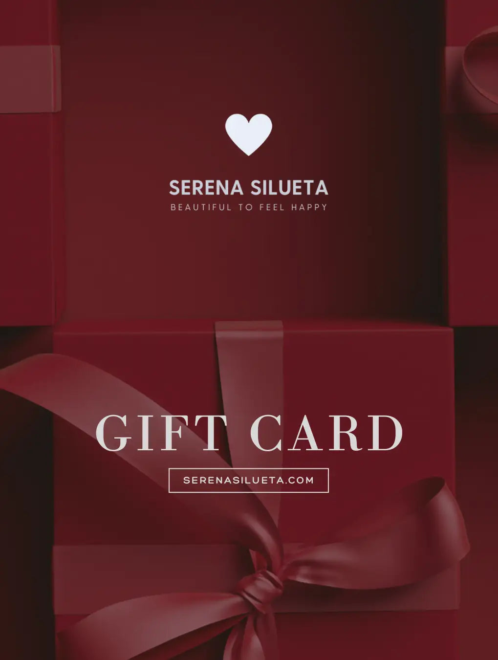 Serena Silueta gift card – perfect for buying satin slip dresses