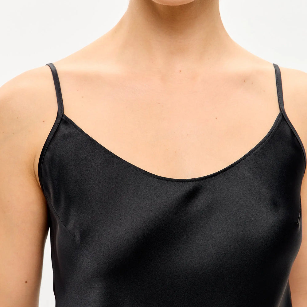 
                  
                    Black Satin Camisole ’Luminous’
                  
                