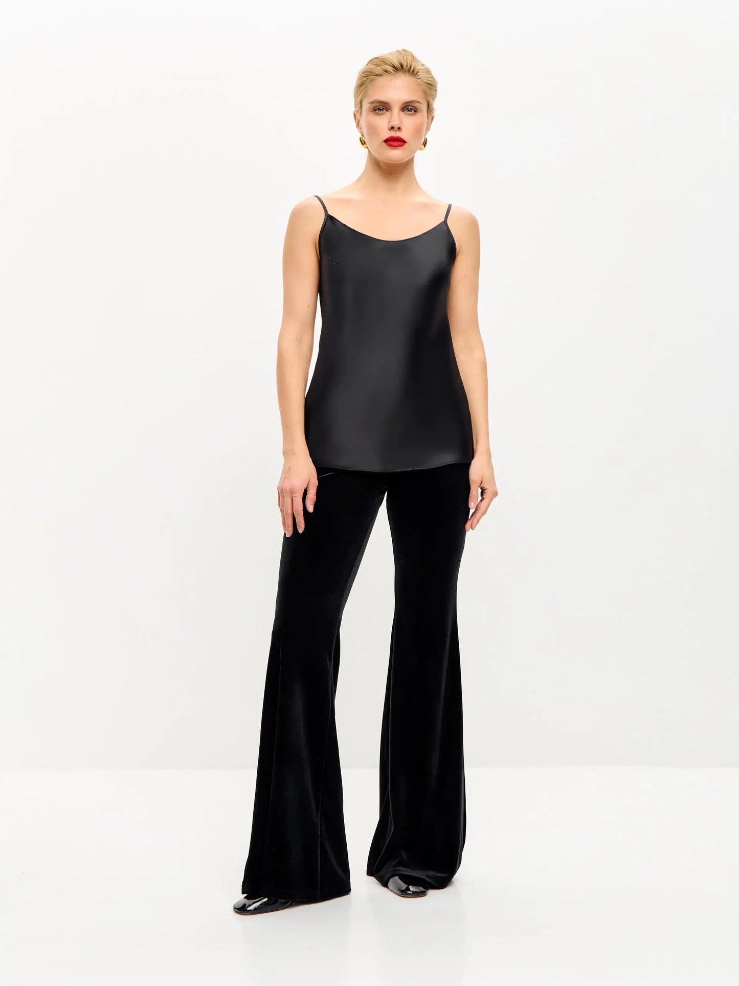 Black Satin Camisole ’Luminous’
