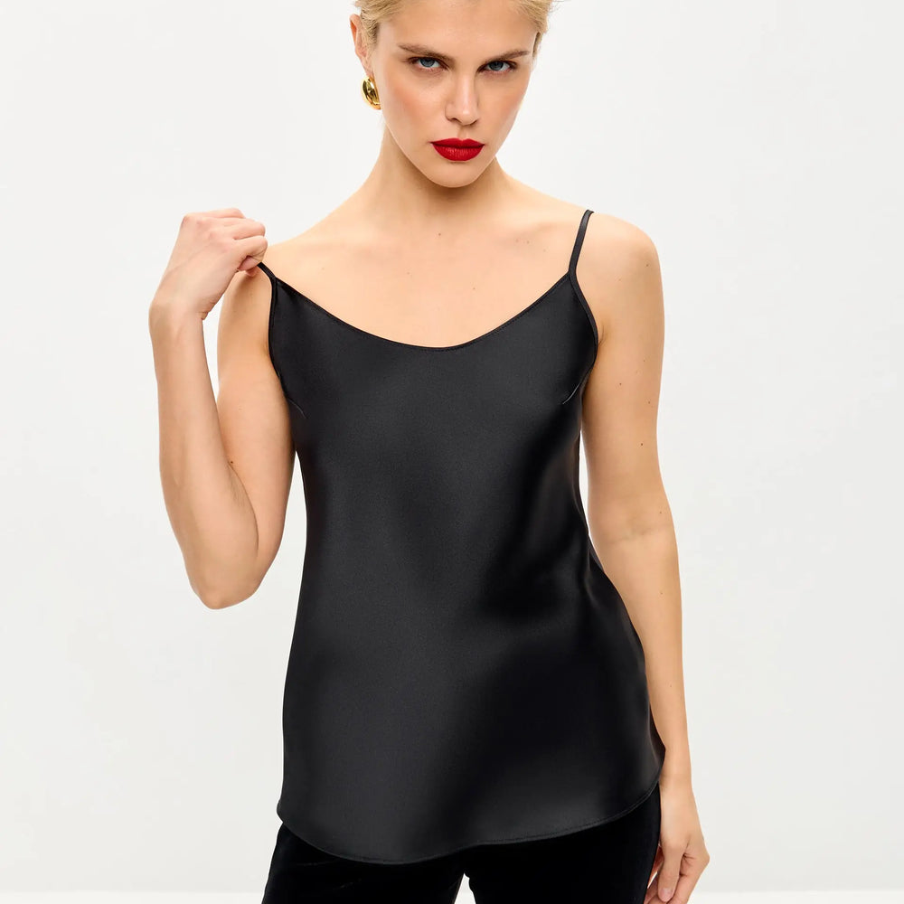 
                  
                    Black Satin Camisole ’Luminous’
                  
                