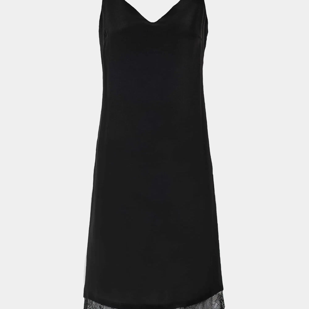 Black Satin Slip Dresses | Serena Silueta Timeless & Effortless Black Satin Slip Dresses | Serena Silueta Timeless & Effortless