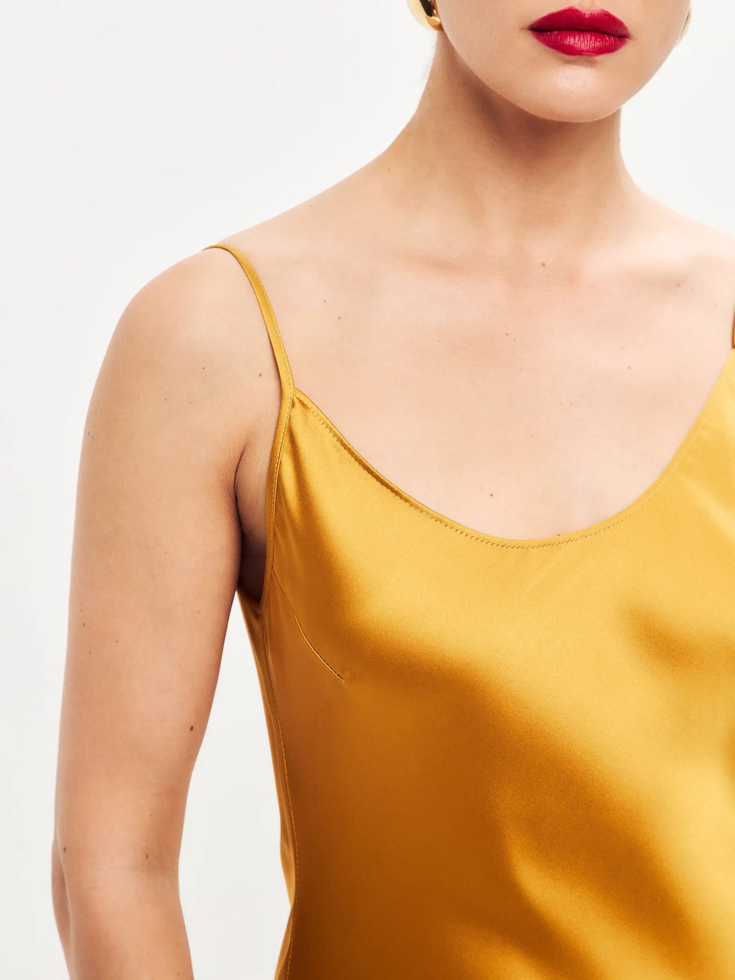 gold camisole dress Womens Slim Fit Cami Vest Dress With Blue, White,... From Bluesky2025, Rs.2,616.4 In Bulk