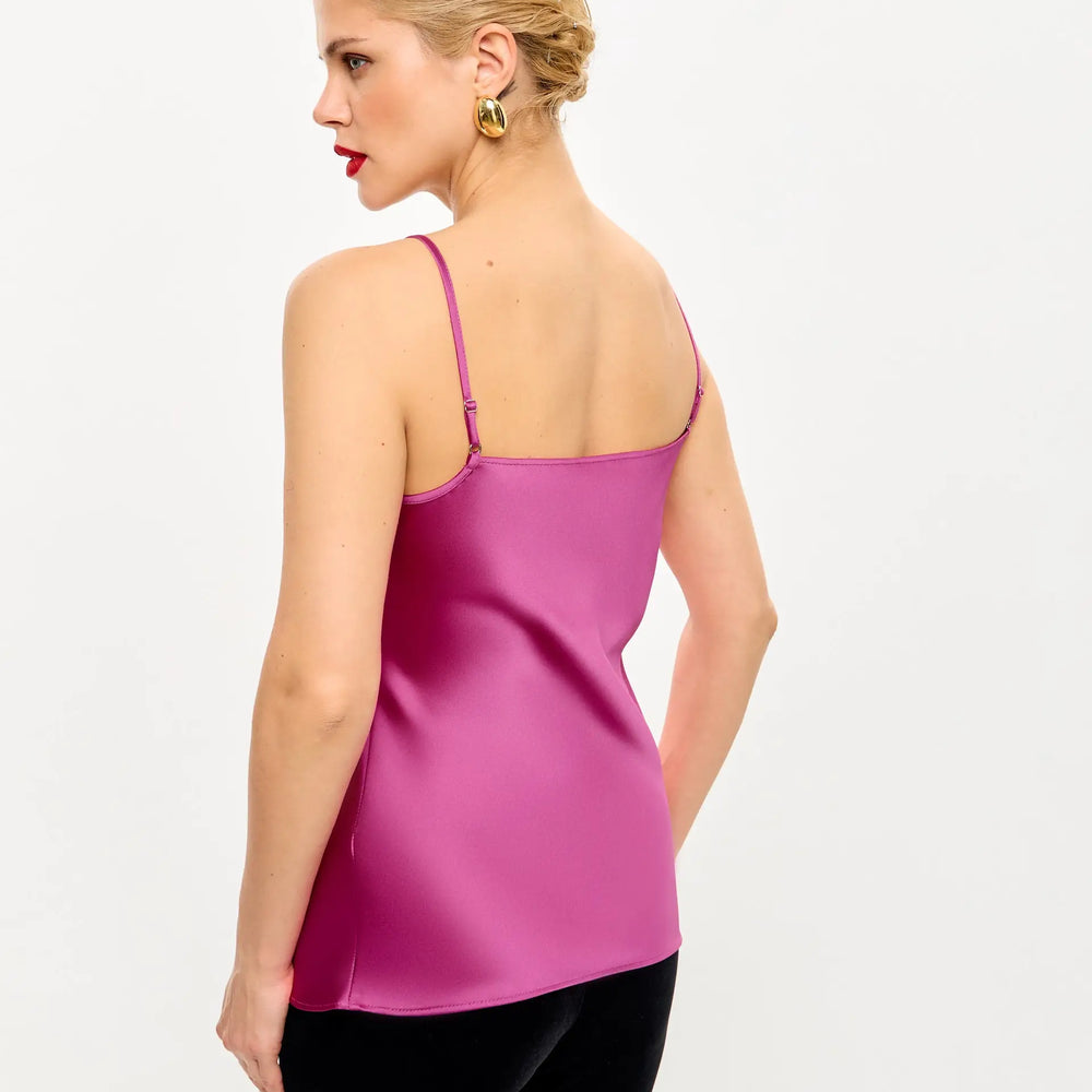 
                  
                    Fuchsia Satin Camisole ’Luminous’
                  
                