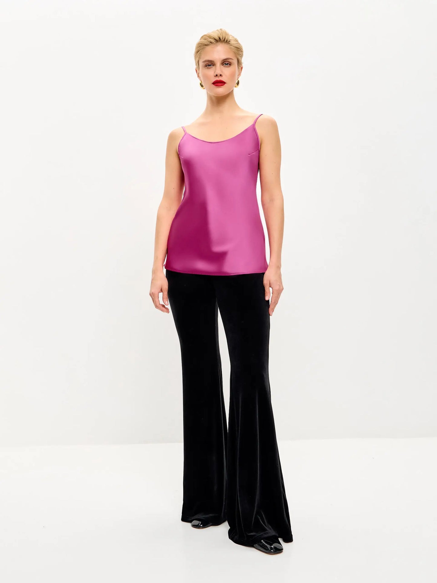 Fuchsia Satin Camisole ’Luminous’
