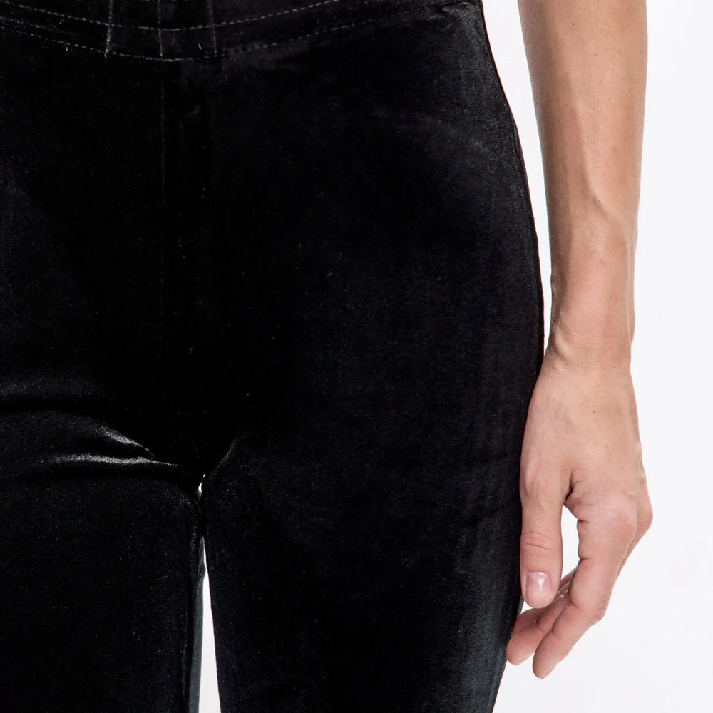 
                  
                    Black velvet trousers Petite
                  
                