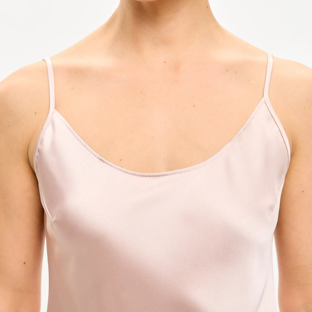 
                  
                    Powder rose Satin Camisole ’Luminous’
                  
                