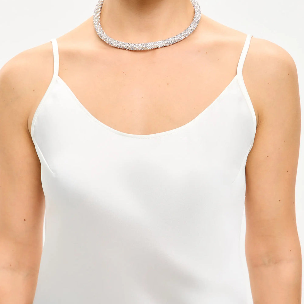 
                  
                    White Satin Camisole ’Luminous’
                  
                
